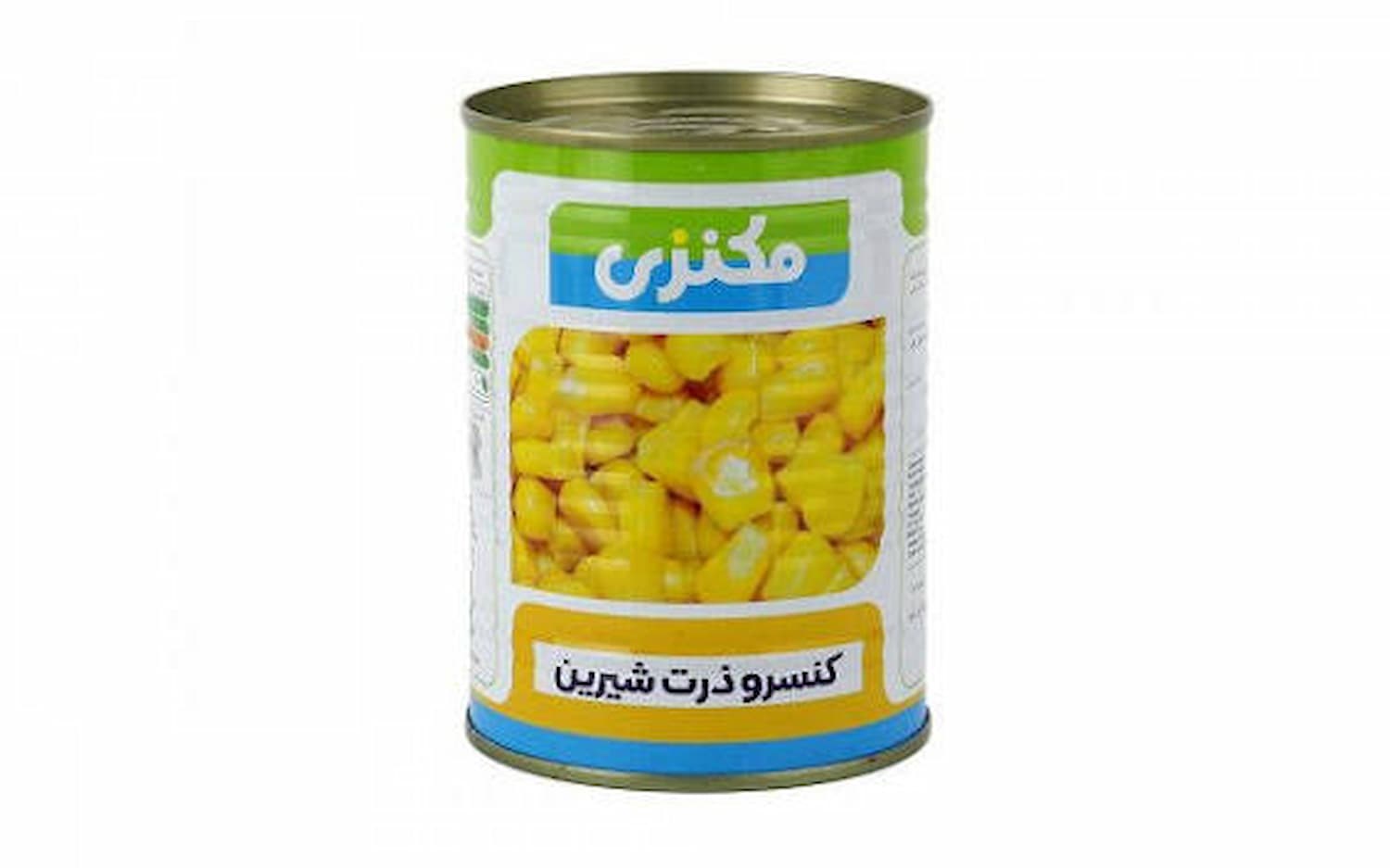 کنسرو ذرت شیرین مکنزی با کیفیت مطلوب و بافت نرم